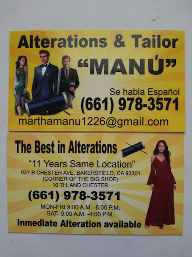 Alterations & Tailors Manufacturing