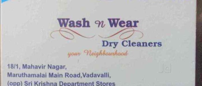 Lavandería Wash & Wear: Limpieza en Seco Rápida y Efectiva